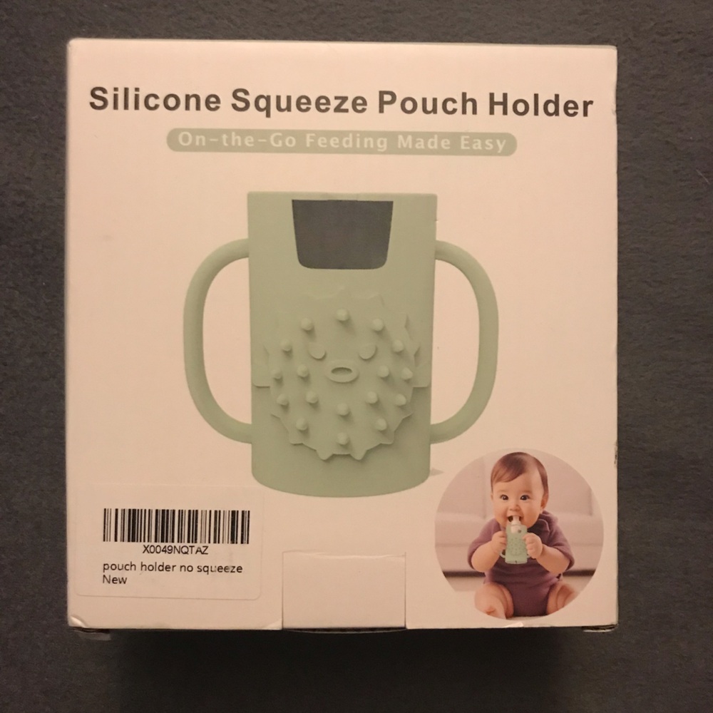 NWT Silicone Squeeze Pouch Holder